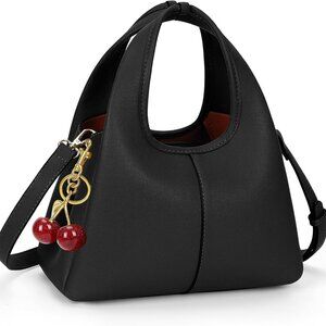 Leather Crossbody Purse for Women Shoulder Bag Top-handle Handbags Satchel Tote